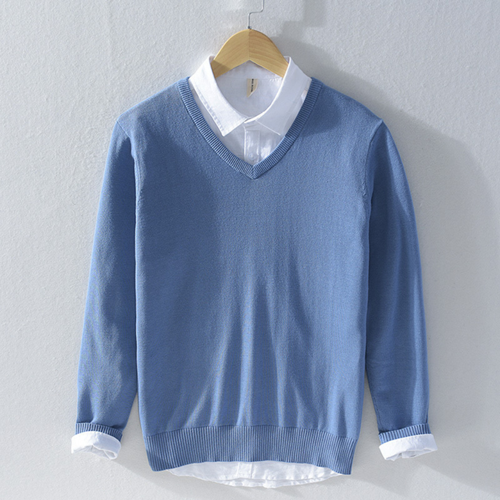 Ronald | Men's Classic V-Neck Jumper