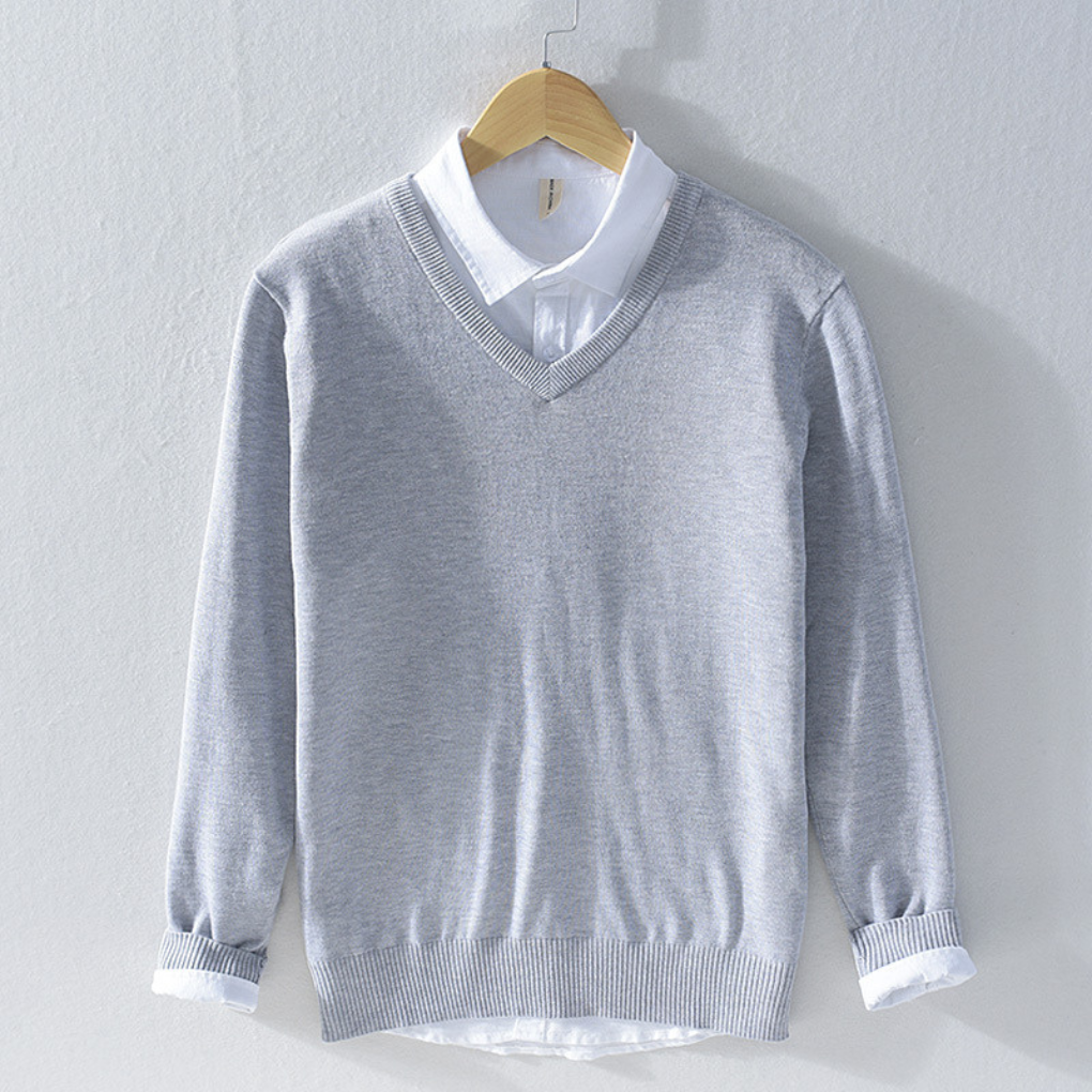 Ronald | Men's Classic V-Neck Jumper