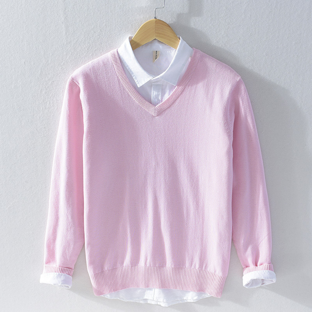 Ronald | Men's Classic V-Neck Jumper
