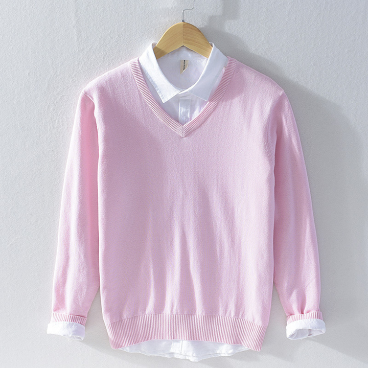 Ronald | Men's Classic V-Neck Jumper