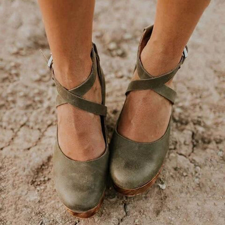 Women's Closed-Toe Wedge Heels