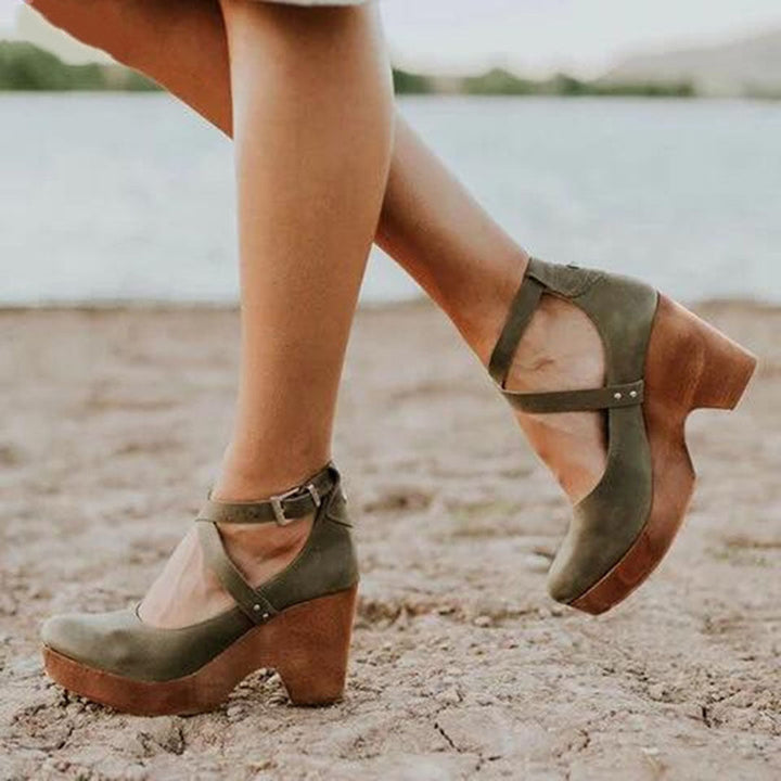 Women's Closed-Toe Wedge Heels