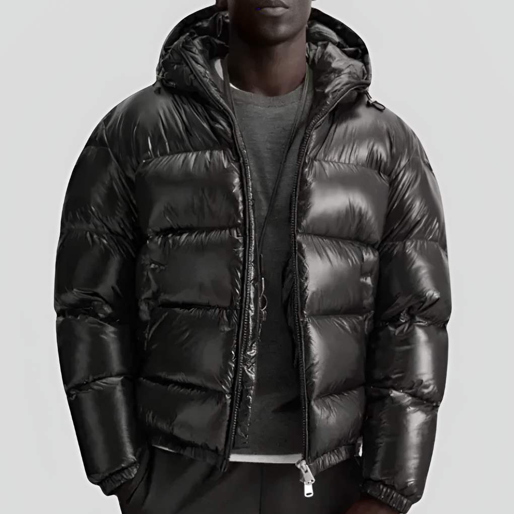 Basil | Men's Quilted Hooded Puffer Jacket