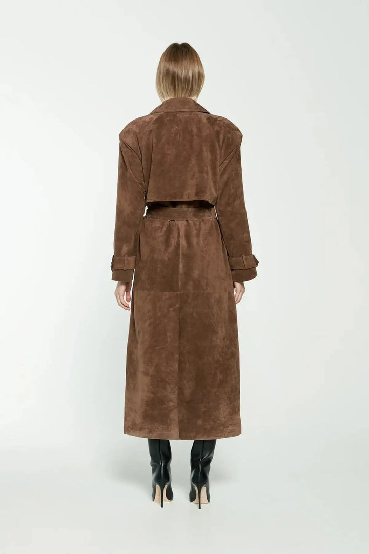 Arabella | Women's Long Belted Trench Coat