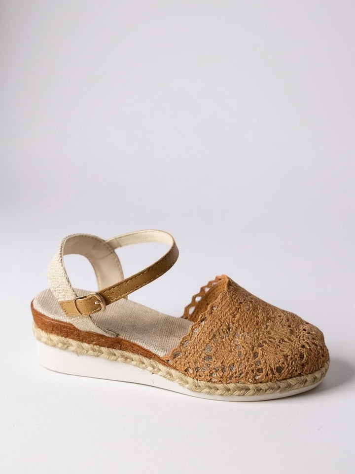 Women's Orthopedic Espadrille Sandals Closed Toe Ankle Strap