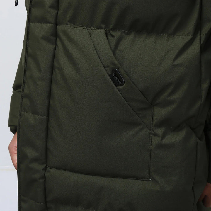 Albert | Men's Long Quilted Hooded Parka