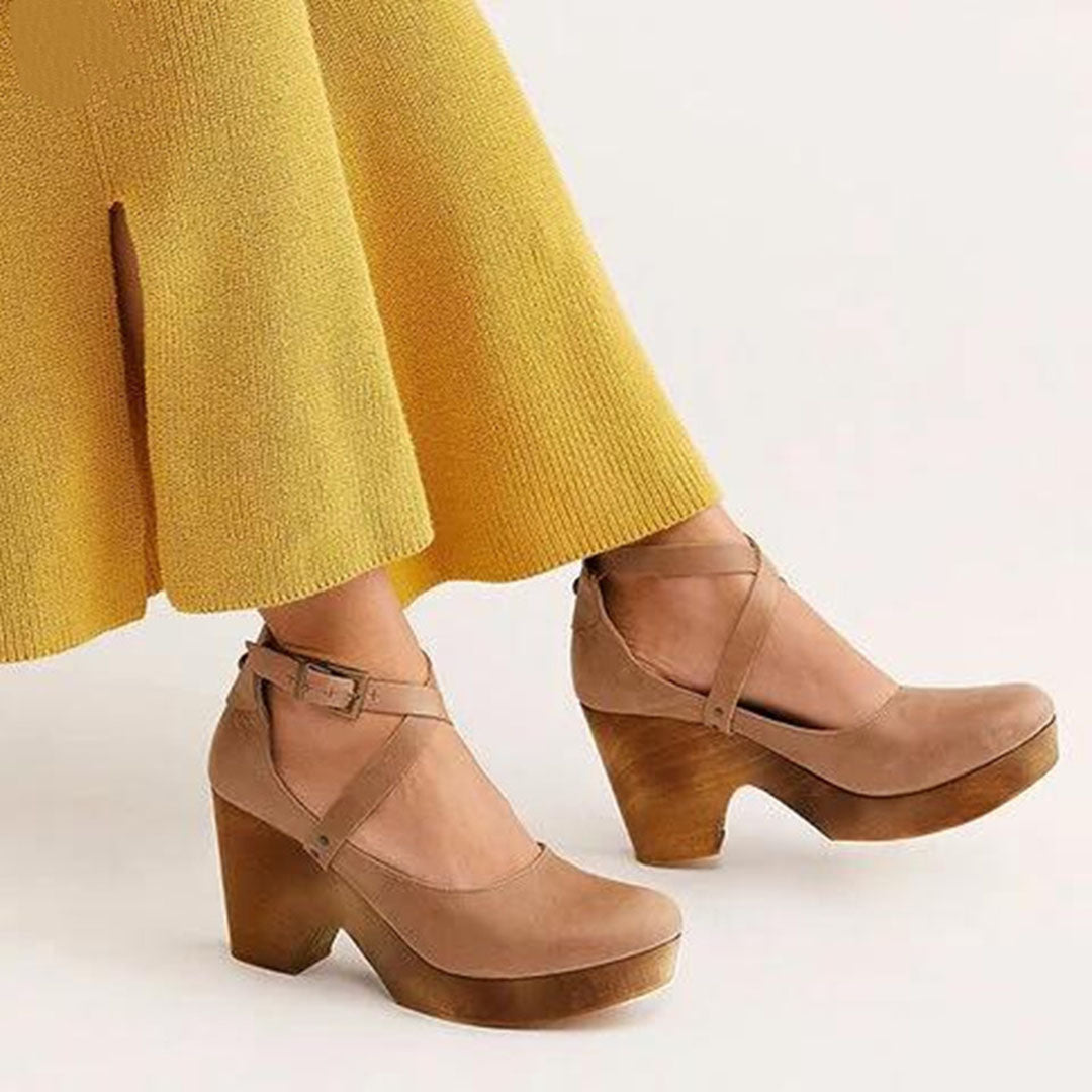 Women's Closed-Toe Wedge Heels