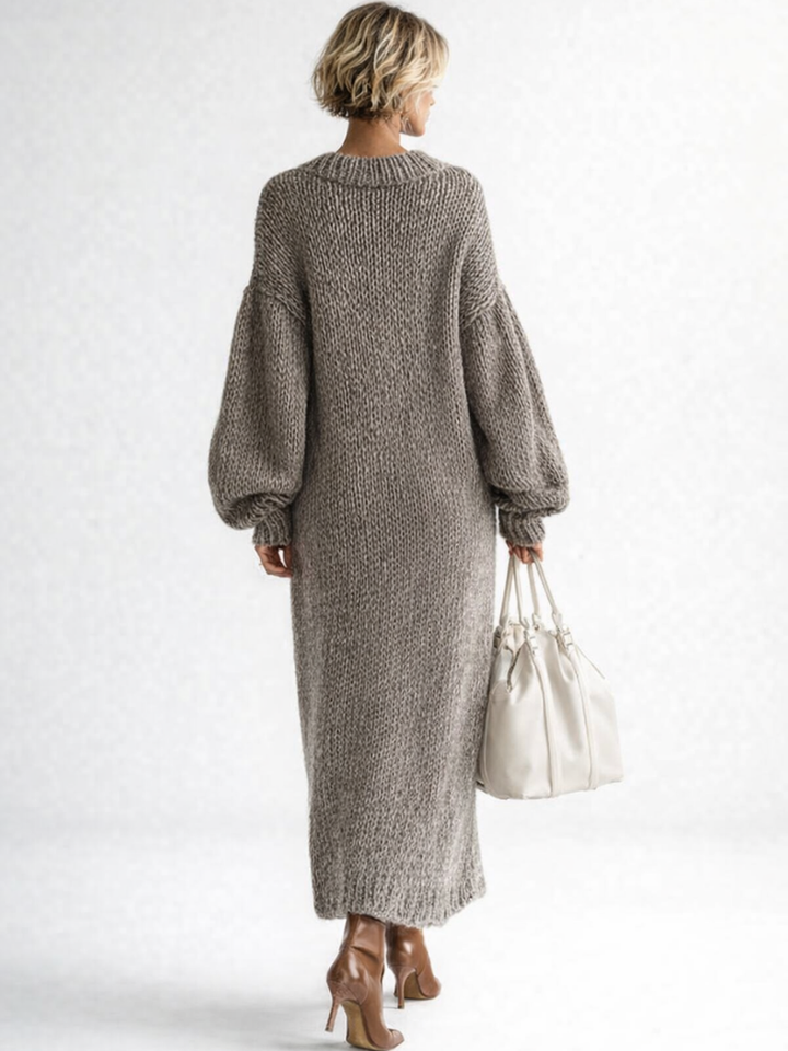 Melanie | Women's Oversized Knit Maxi Dress