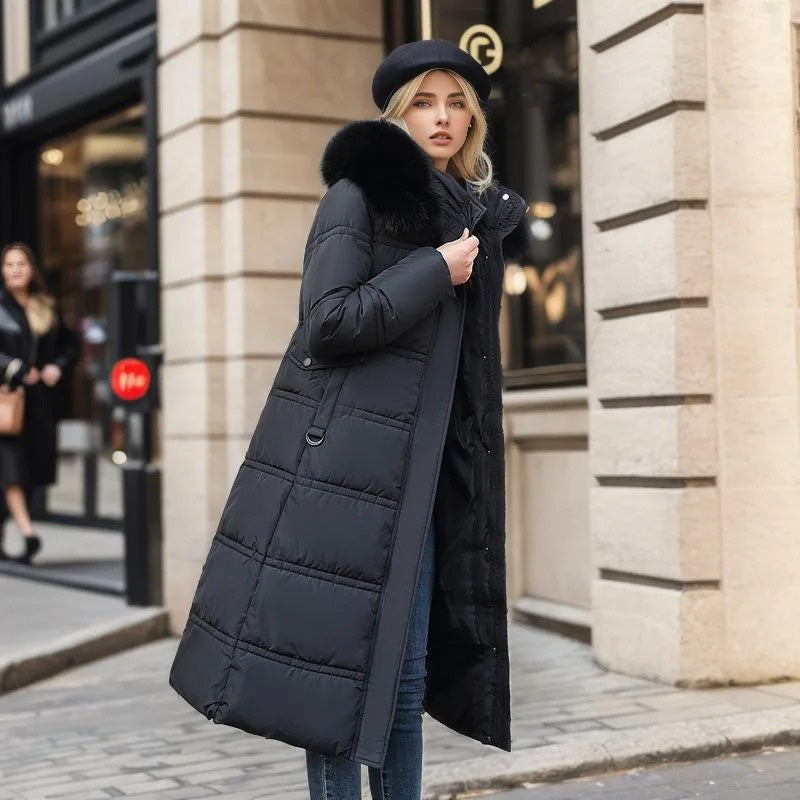 Vivienne | Women's Faux Fur Collar Winter Jacket