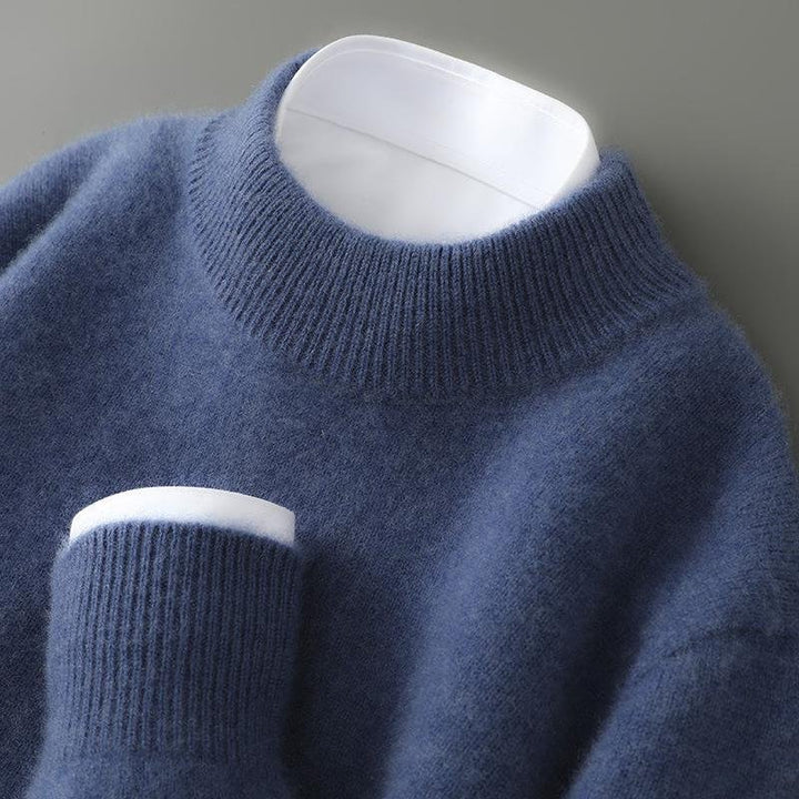 Marcello | Men's Cashmere Mock Neck Jumper