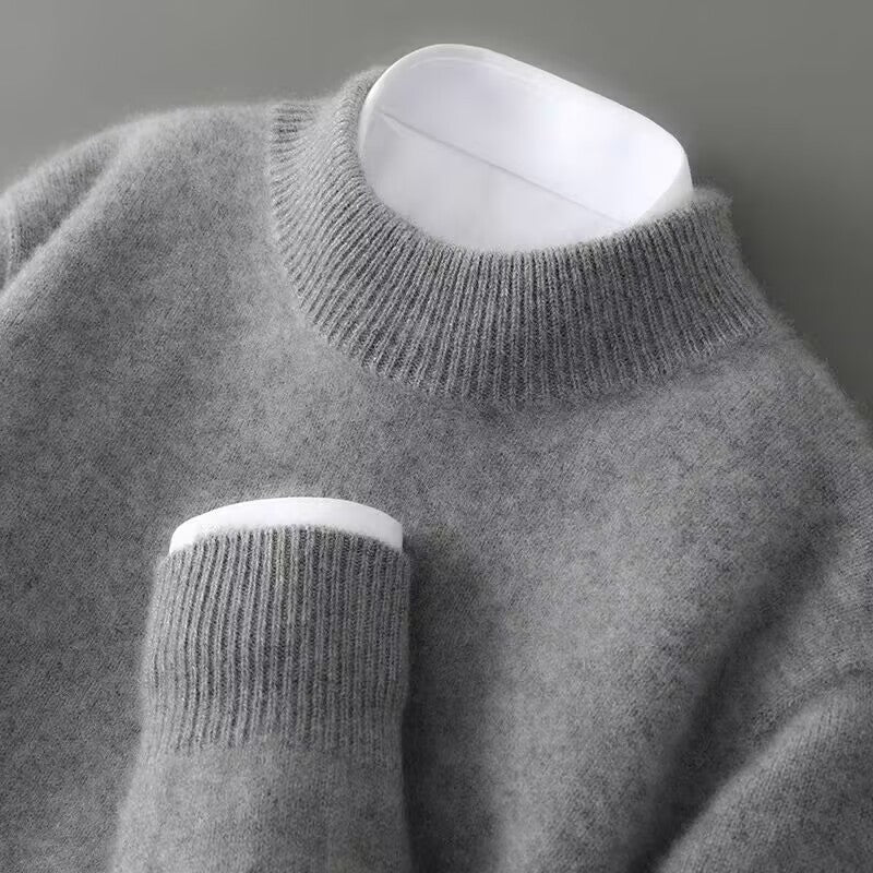 Marcello | Men's Cashmere Mock Neck Jumper