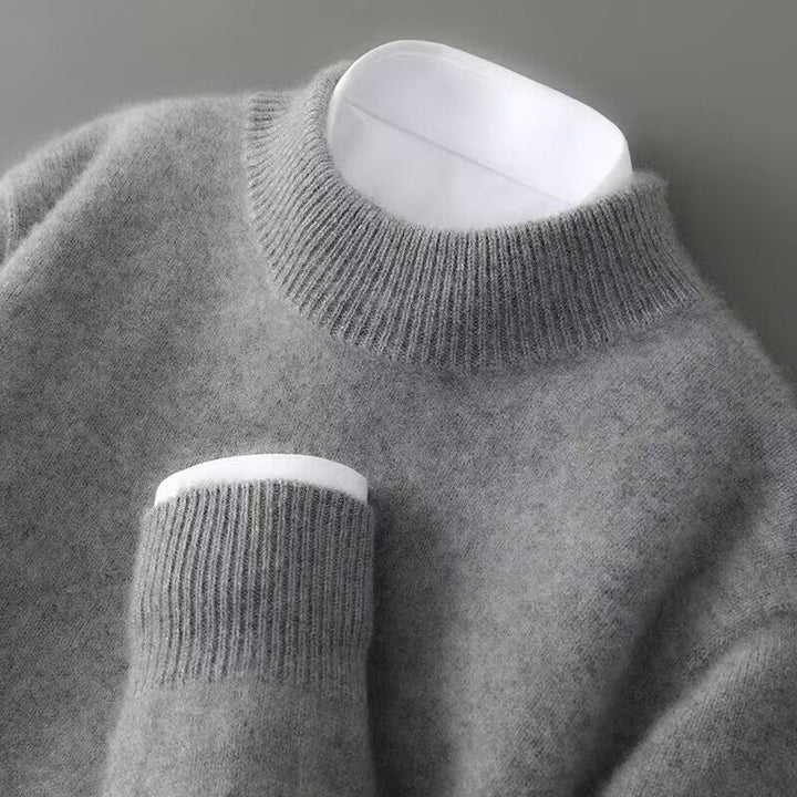 Marcello | Men's Cashmere Mock Neck Jumper