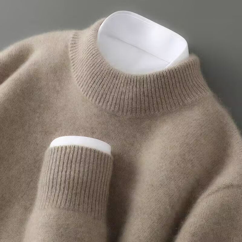 Marcello | Men's Cashmere Mock Neck Jumper