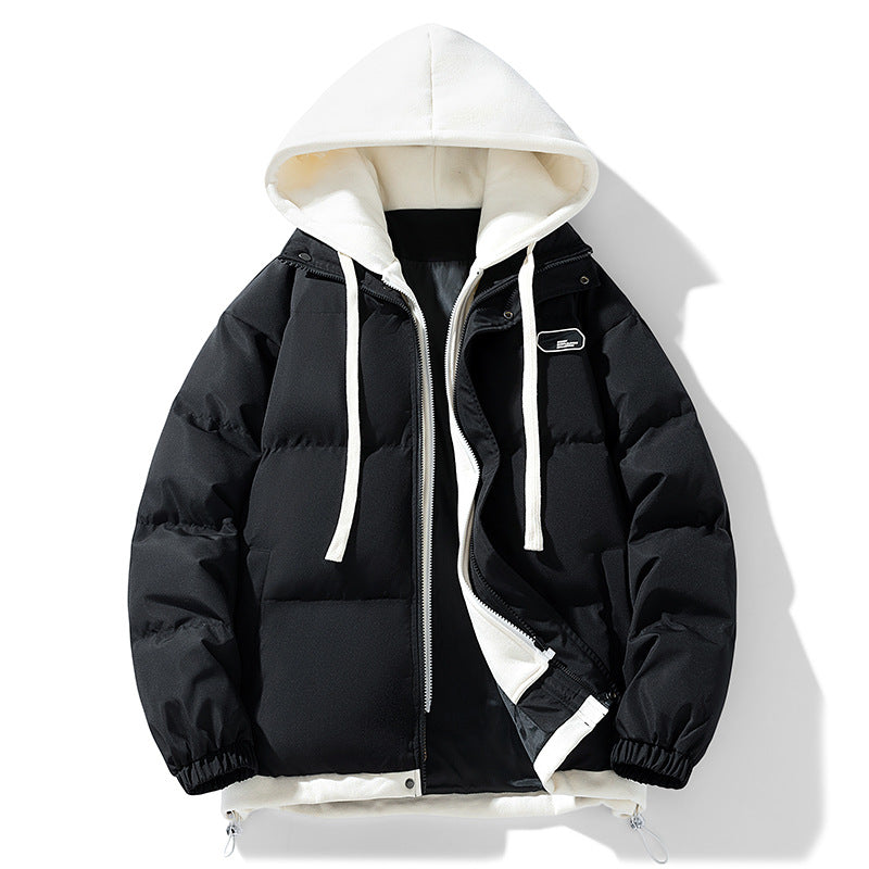 Rex | Men's Quilted Hooded Puffer Jacket