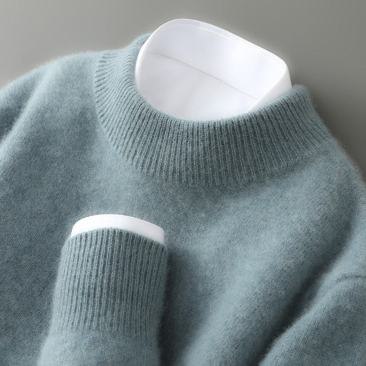 Marcello | Men's Cashmere Mock Neck Jumper