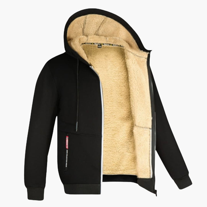Jasper | Men's Fleece-Lined Hooded Jacket