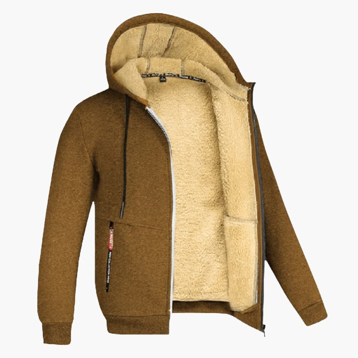 Jasper | Men's Fleece-Lined Hooded Jacket