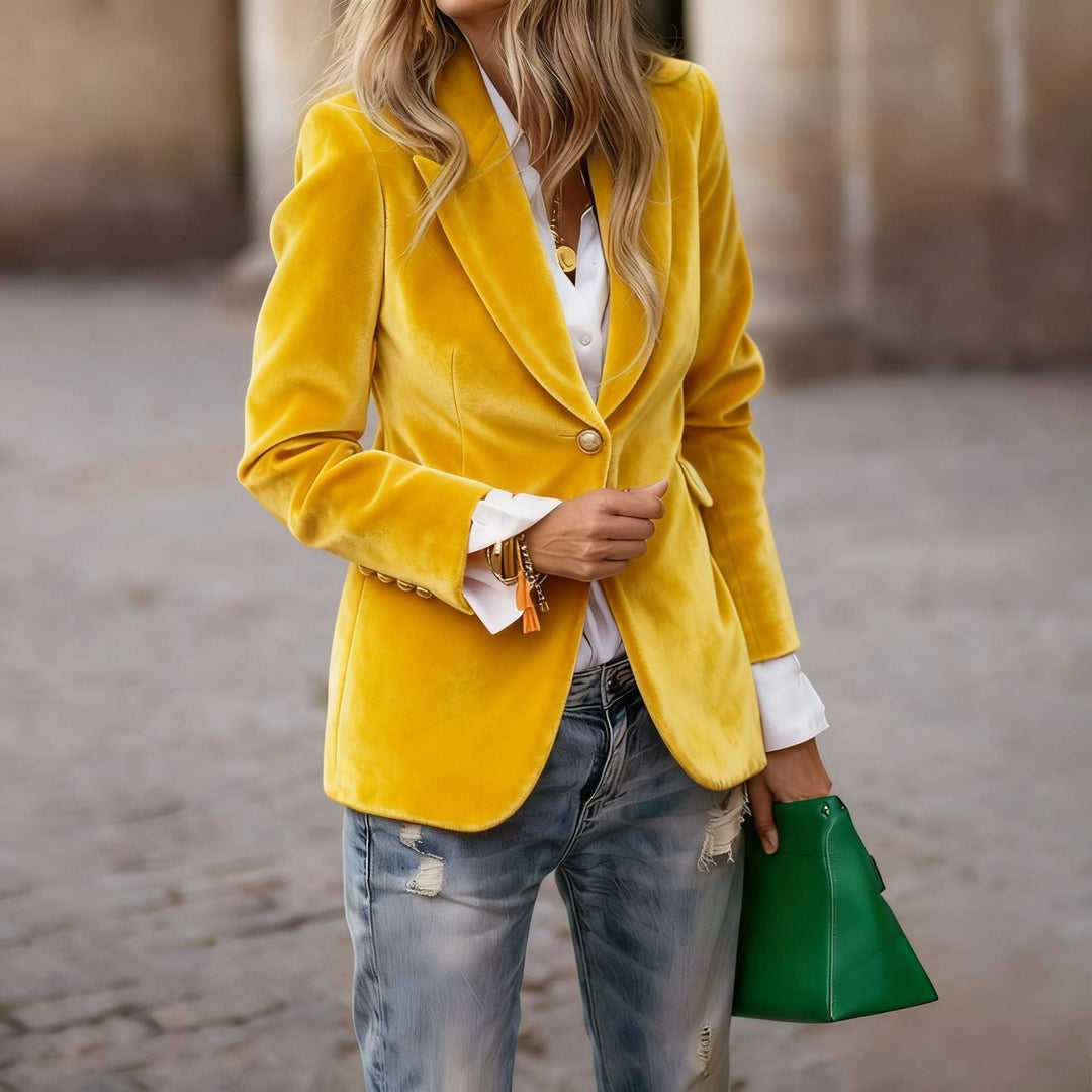 Violet | Women's Tailored Velvet Blazer