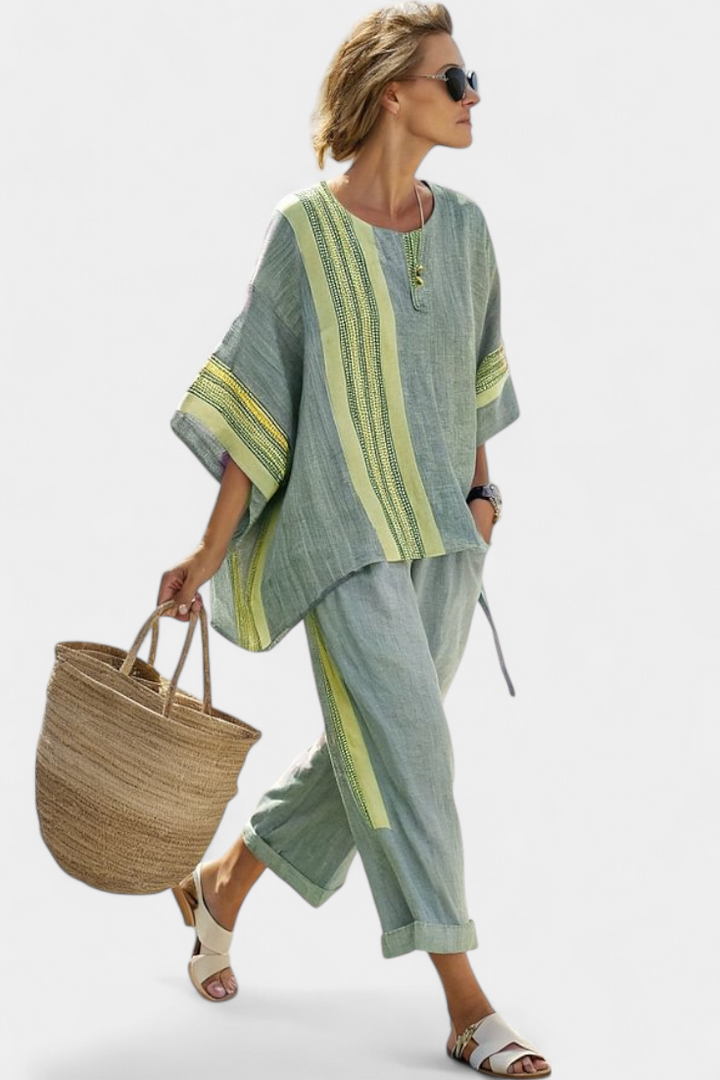 Women's Striped Co-ord Set