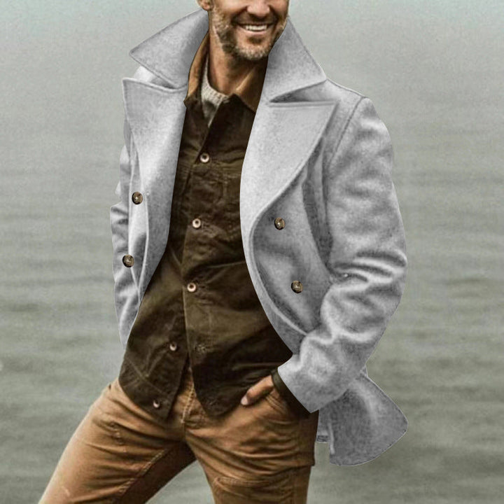 Ernest | Men's Double-Breasted Peacoat