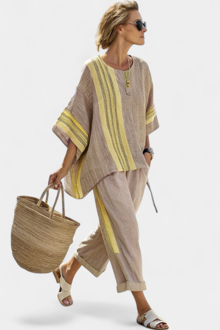 Women's Striped Co-ord Set