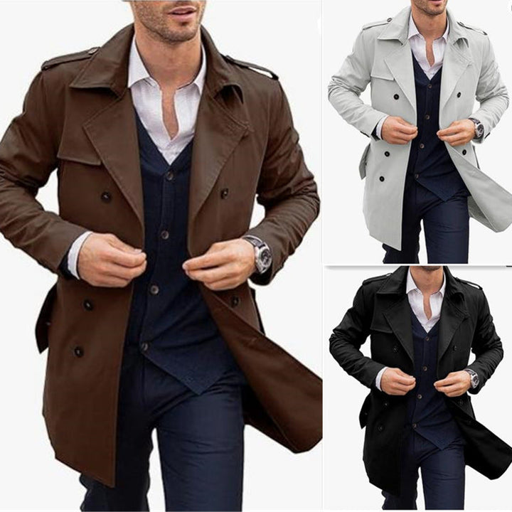 Bernard | Men's Double-Breasted Tailored Trench Coat