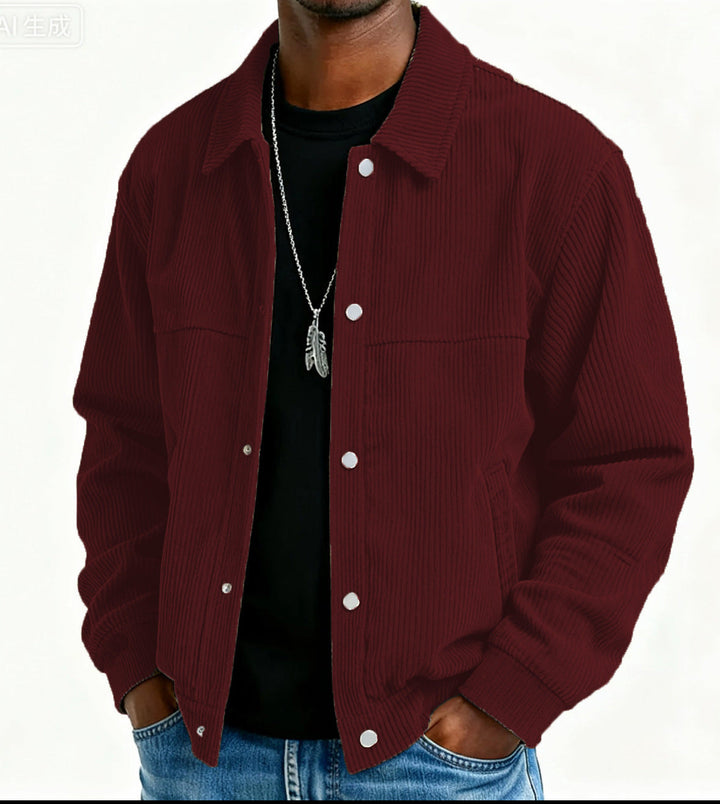 Gavin | Men's Corduroy Button-Up Jacket