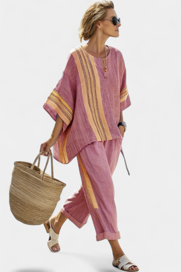 Women's Striped Co-ord Set