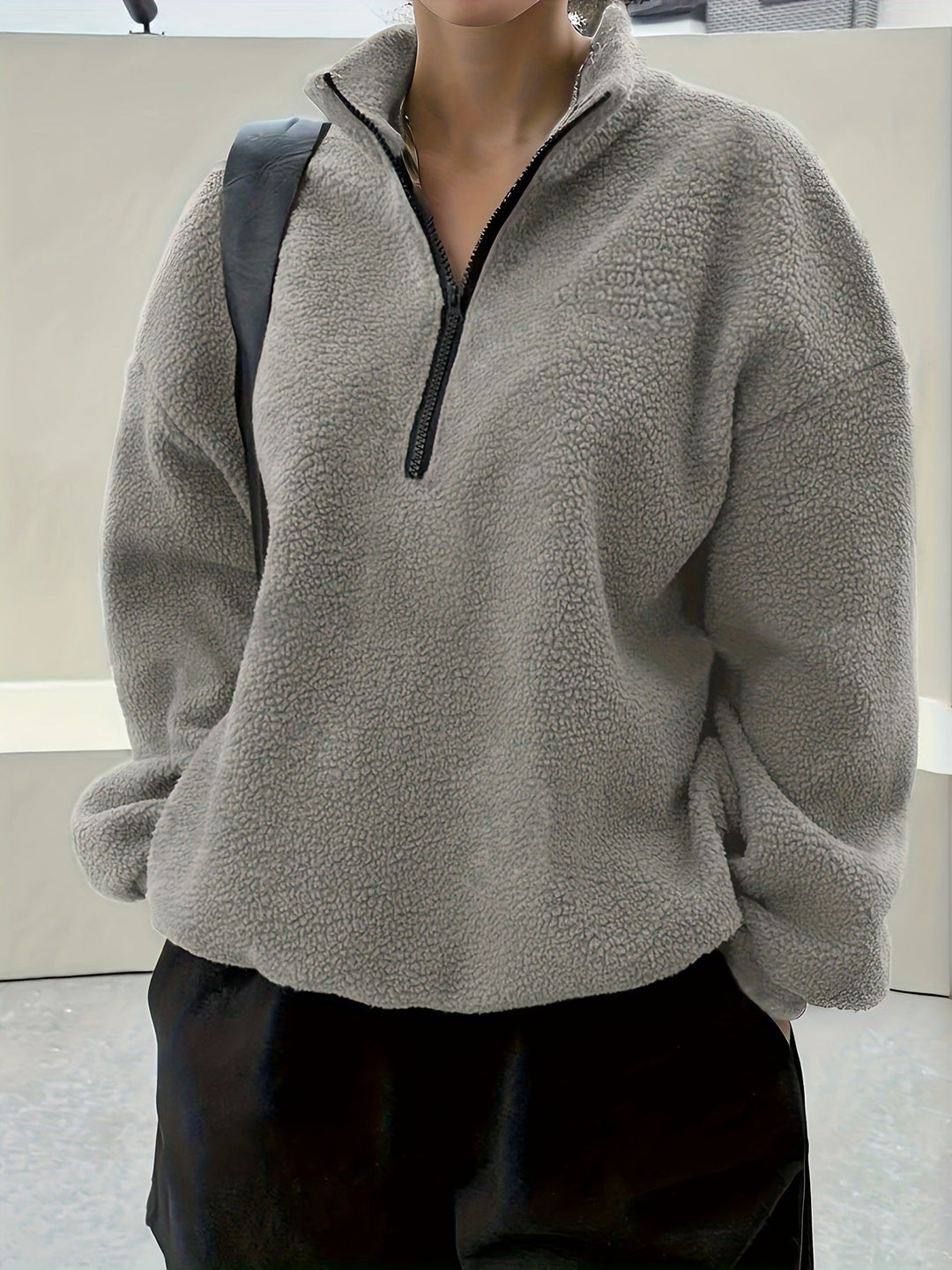 Morwenna | Women's Fleece Half-Zip Pullover