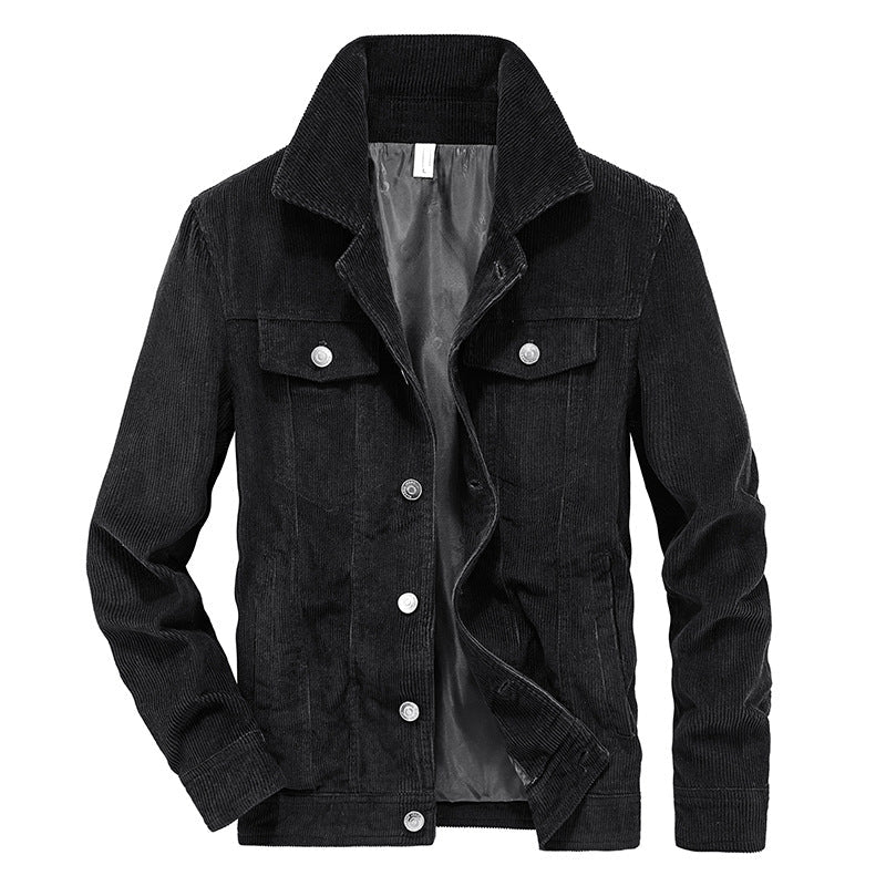 Hugh | Men's Corduroy Trucker Jacket