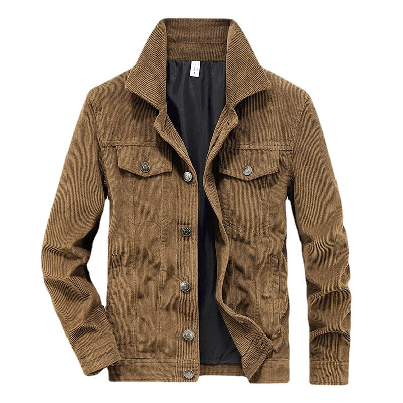 Hugh | Men's Corduroy Trucker Jacket