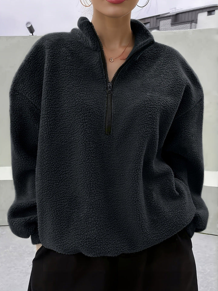 Morwenna | Women's Fleece Half-Zip Pullover