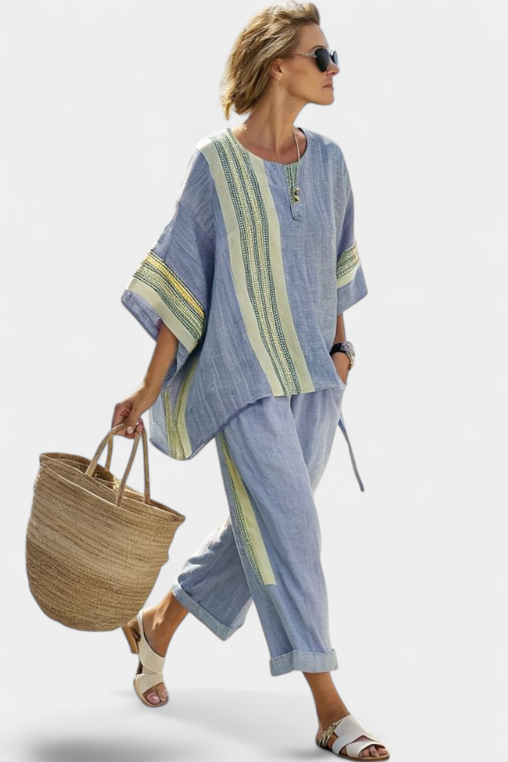 Women's Striped Co-ord Set