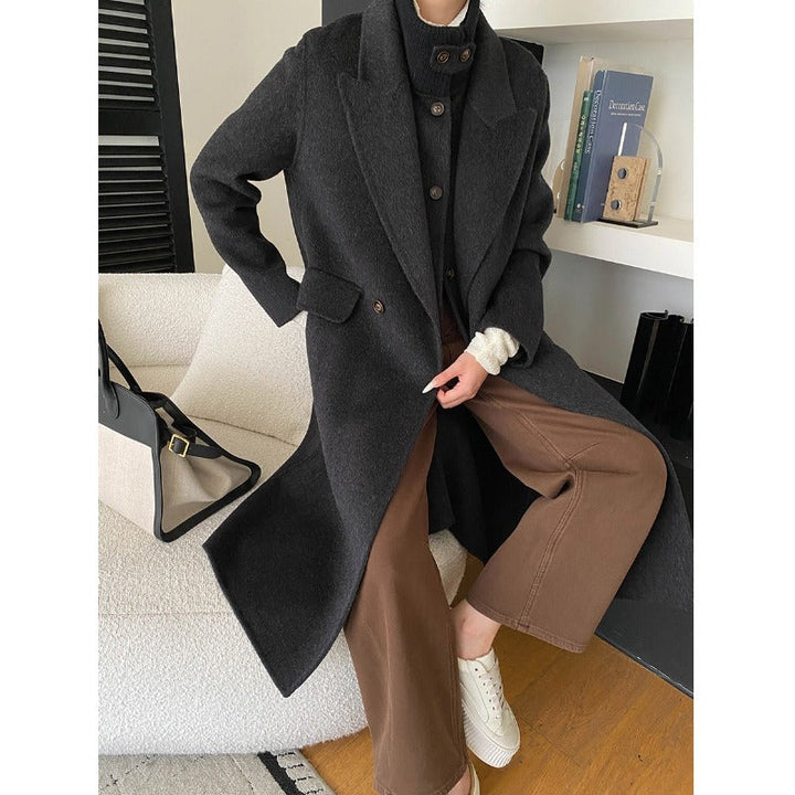 Tamsin | Women's Oversized Double-Breasted Longline Coat
