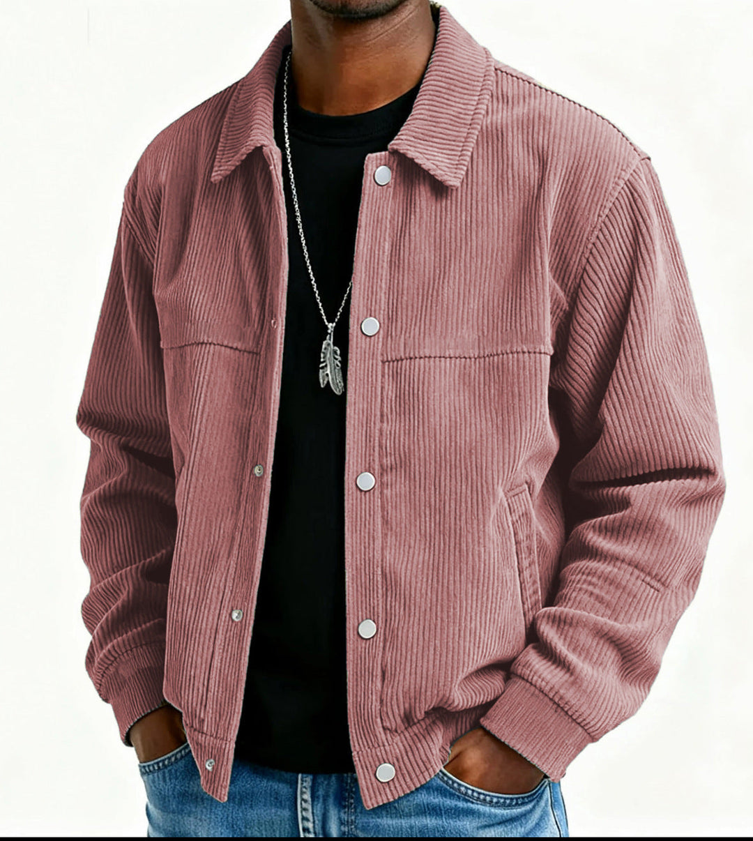 Gavin | Men's Corduroy Button-Up Jacket