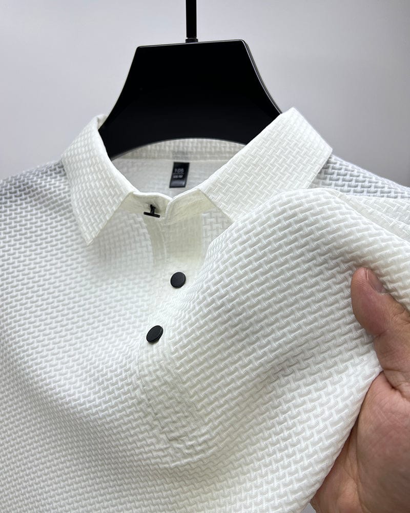 Curtis | Men's Breathable Mesh Polo Shirt