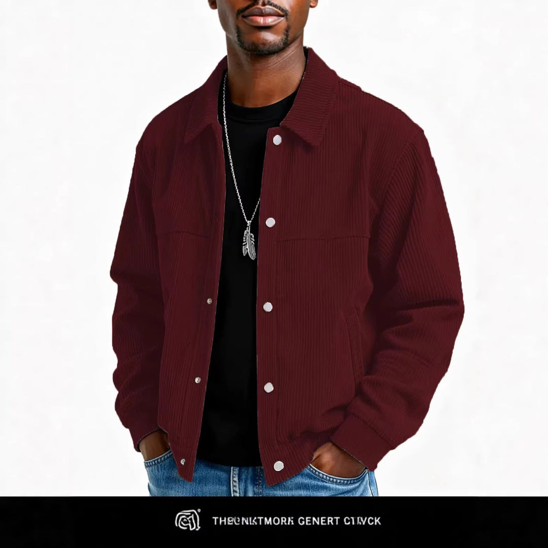 Gavin | Men's Corduroy Button-Up Jacket