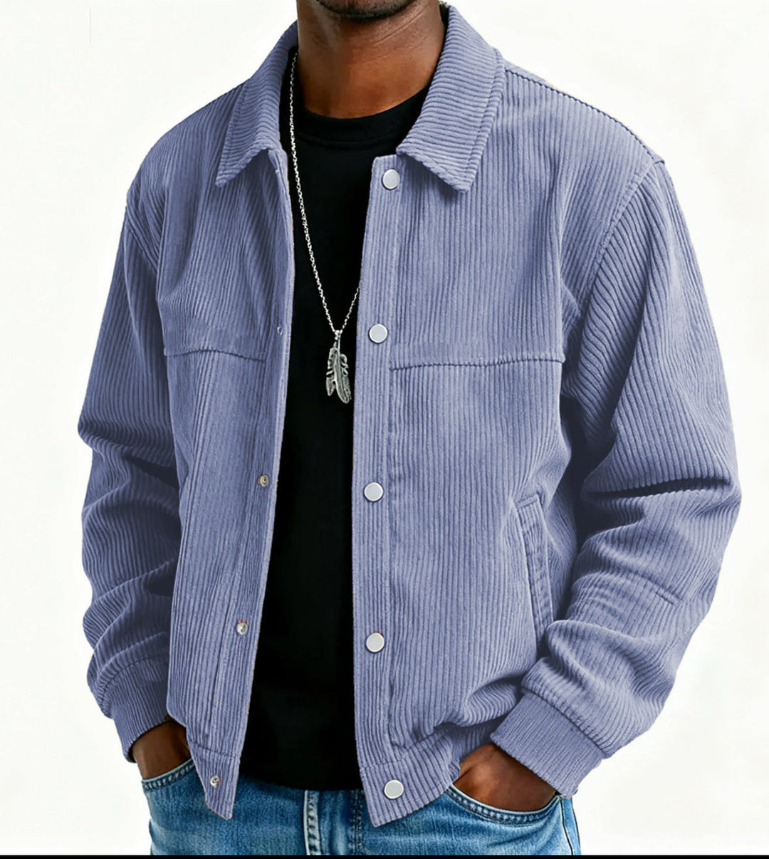 Gavin | Men's Corduroy Button-Up Jacket