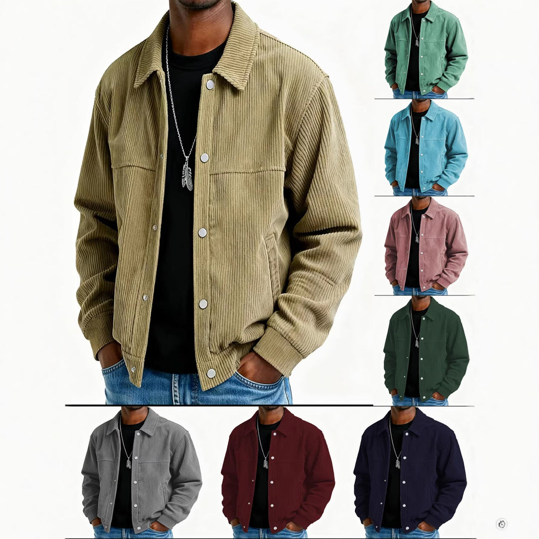 Gavin | Men's Corduroy Button-Up Jacket
