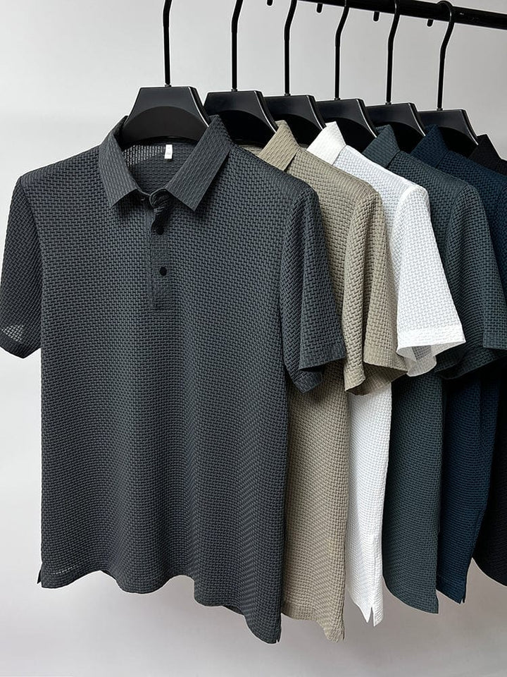 Curtis | Men's Breathable Mesh Polo Shirt