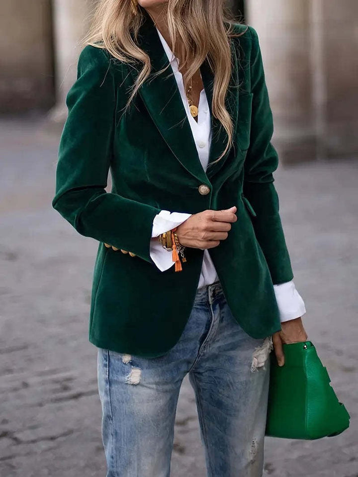 Violet | Women's Tailored Velvet Blazer