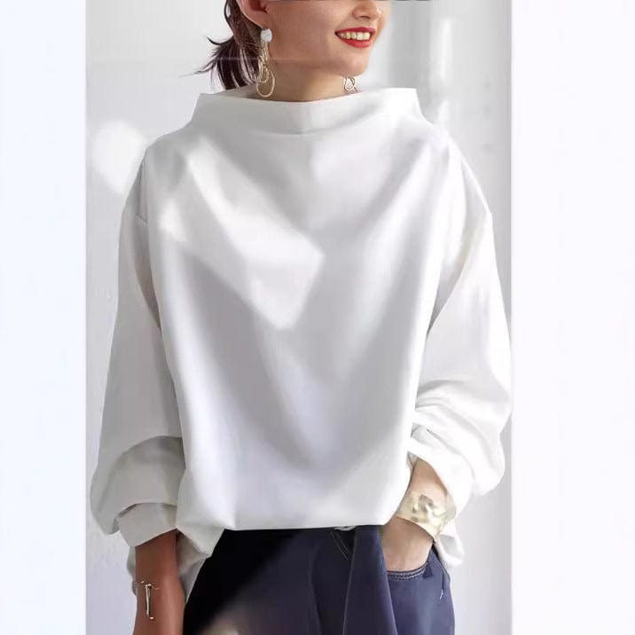 Aurelia | Women's Relaxed Fit High Neck Top