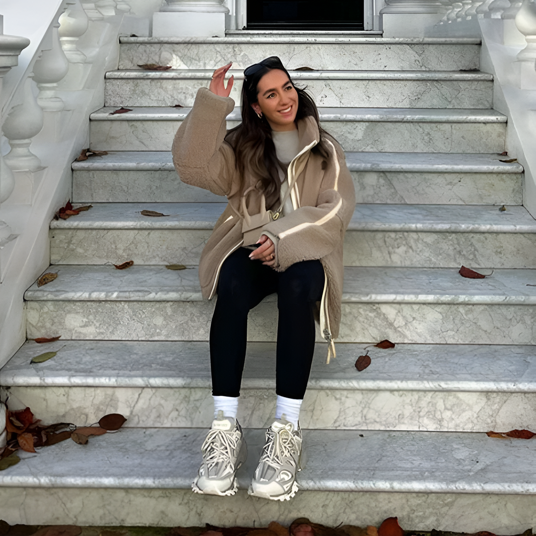 Priscilla | Women's Oversized Teddy Fleece Jacket