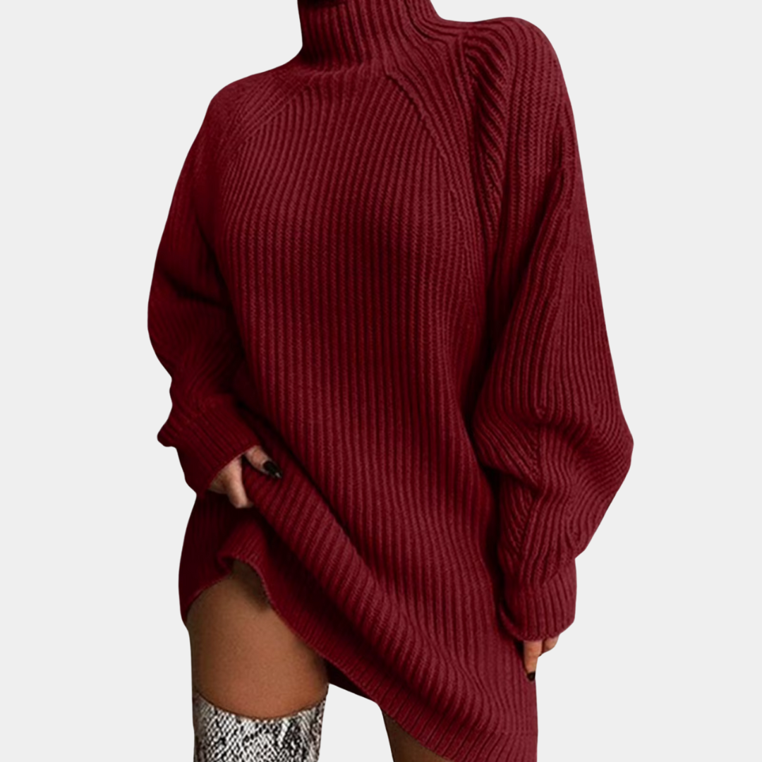 Serena | Women's Oversized Chunky Knit Jumper Dress