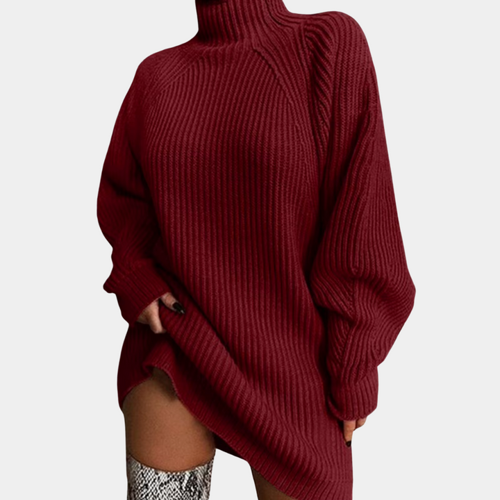Serena | Women's Oversized Chunky Knit Jumper Dress