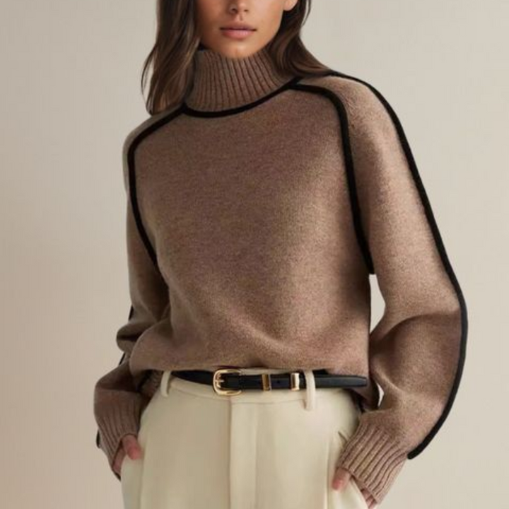 Lydia | Women's Relaxed Fit Roll Neck Jumper