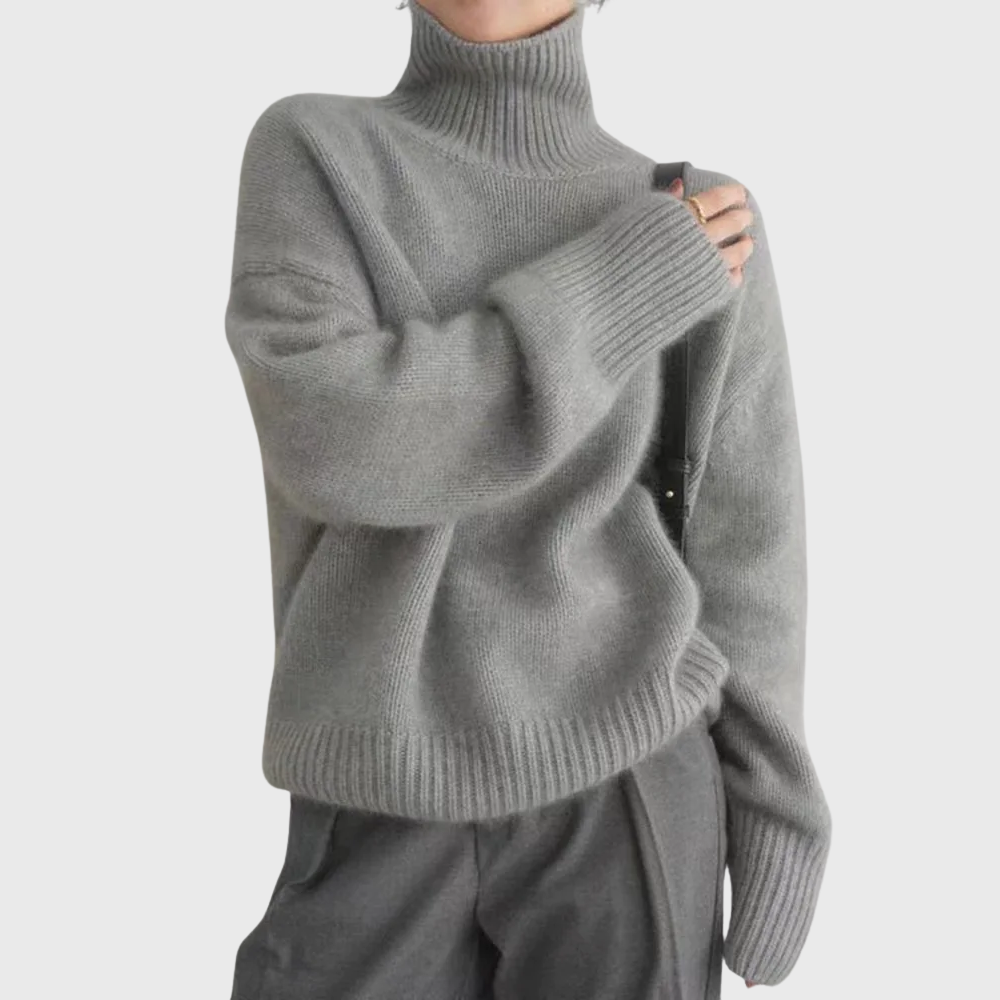 Women's Soft Cashmere Turtleneck Jumper
