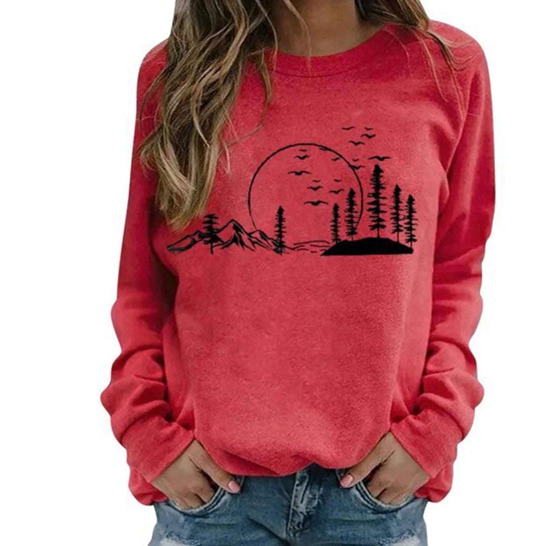 Eileen | Women's Relaxed Fit Graphic Sweatshirt