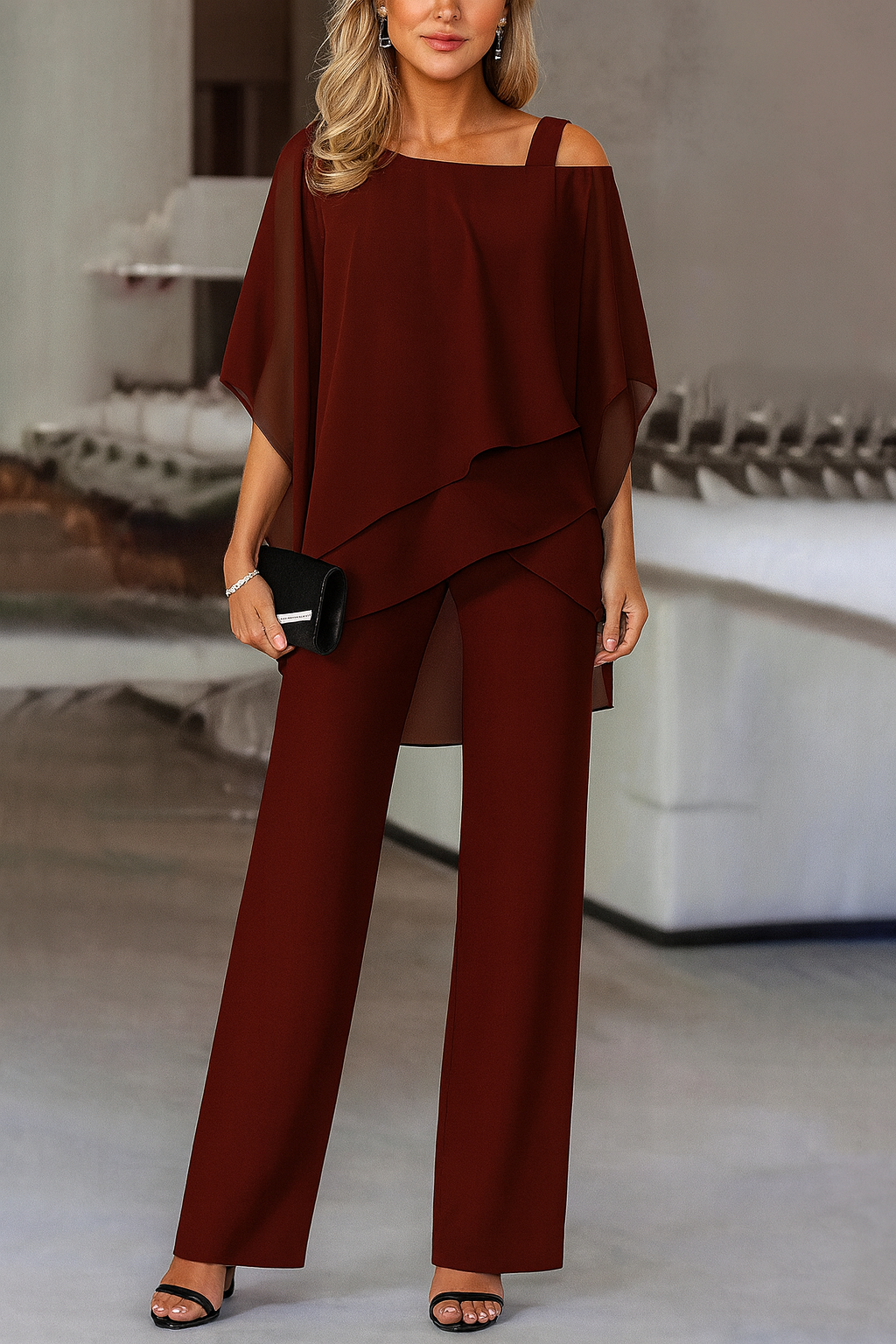 Women's Evening Trouser Set