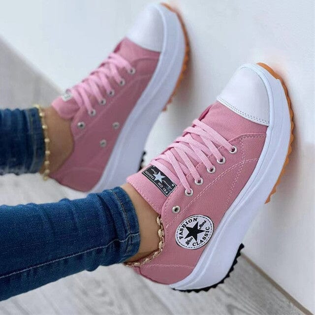 Women's Chunky Canvas Trainers